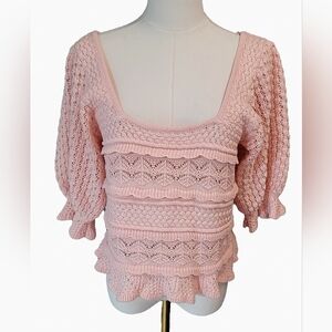 BiBi Light‎ Pink Knit Women's Sweater